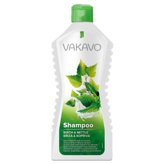 Obrázek VAKAVO vlasový šampón - bříza & kopřiva