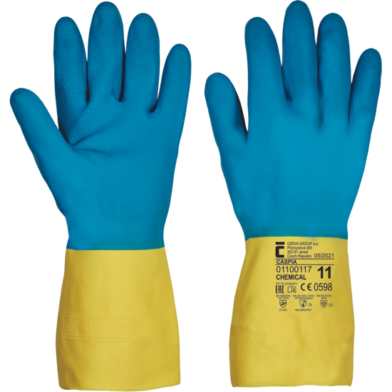 Obrázek CASPIA rukavice latex/neopren
