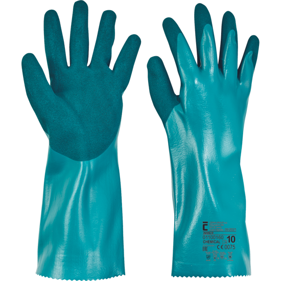 Obrázek IMMER FH rukavice PVC chemická zelená - 