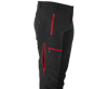 Obrázek z FORCE Trousers black/red -  