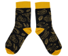 Obrázek z BENNONKY Beer Socks black/yellow -  