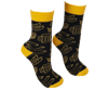 Obrázek z BENNONKY Beer Socks black/yellow -  