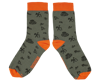 Obrázek z BENNONKY Trek Socks green/orange -  